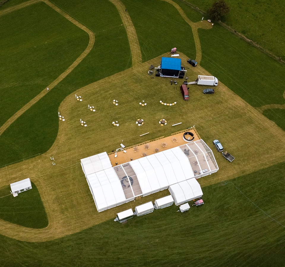marquees north affordable festival setup